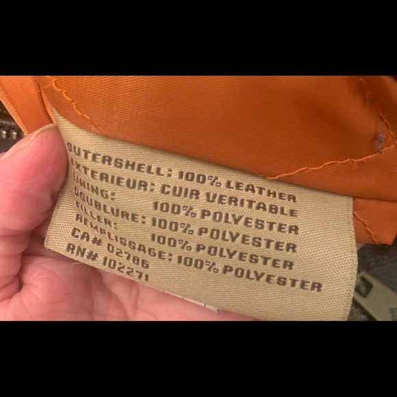 COLUMBIA Vintage Leather Moto Motorcycle Jacket - Picture 12 of 12